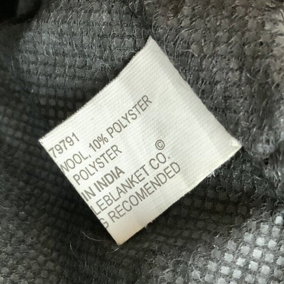 El Paso Saddle Blanket Southwestern Aztec Wool Tote Bag 18x14 Beige Red - Picture 7 of 7